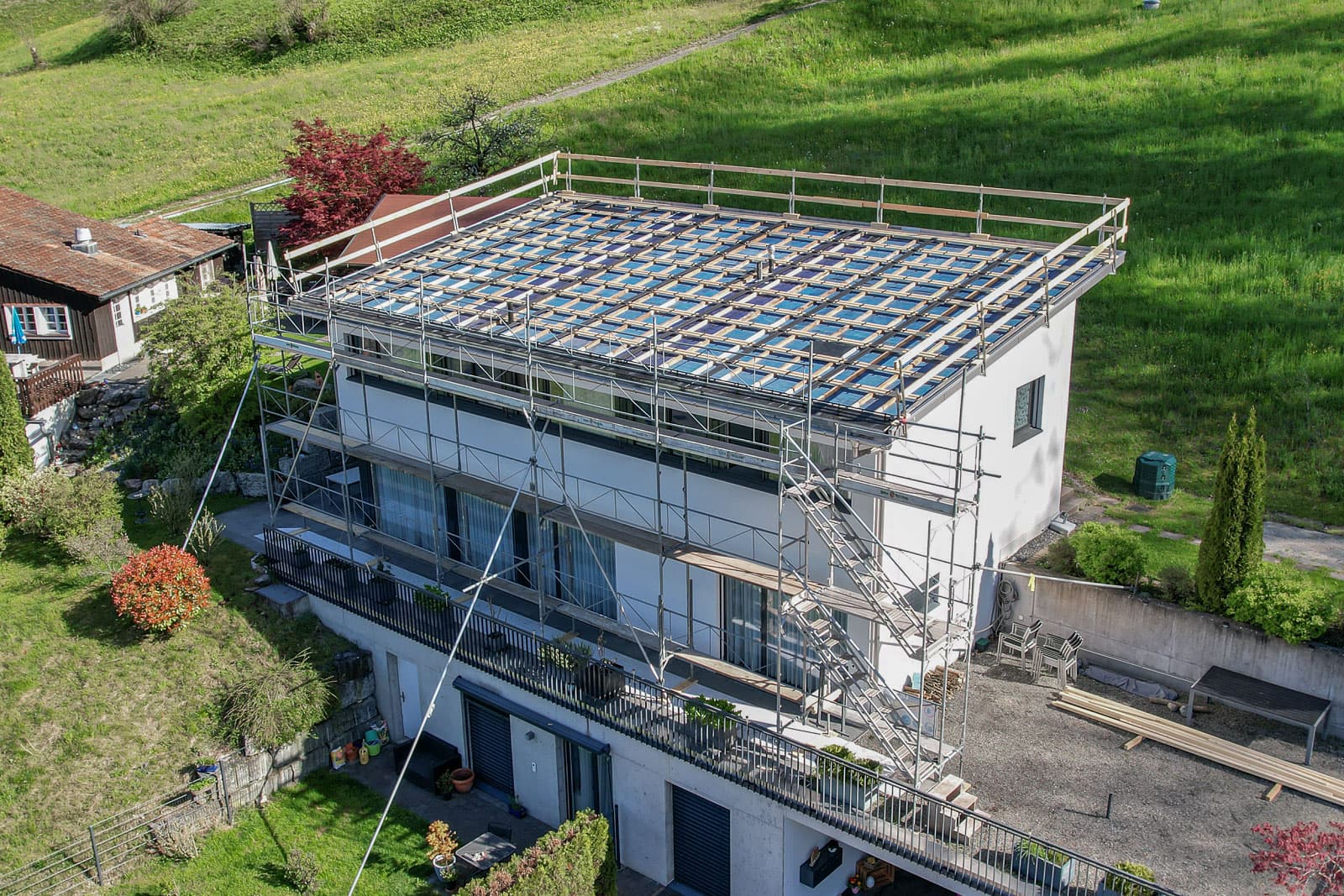 Bedachung der Suter Holzbau AG