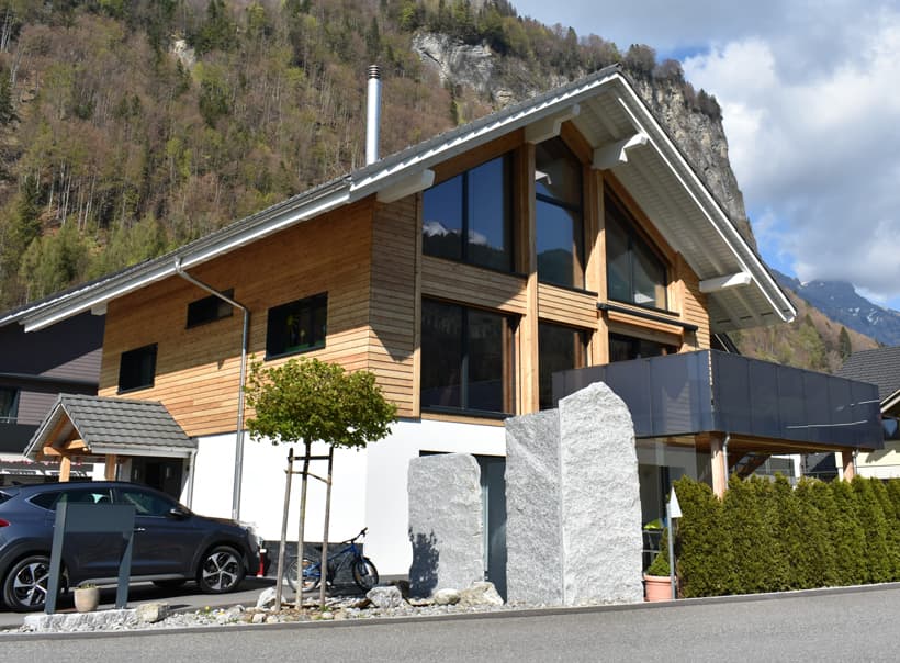 Holzbau Einfamilienhaus