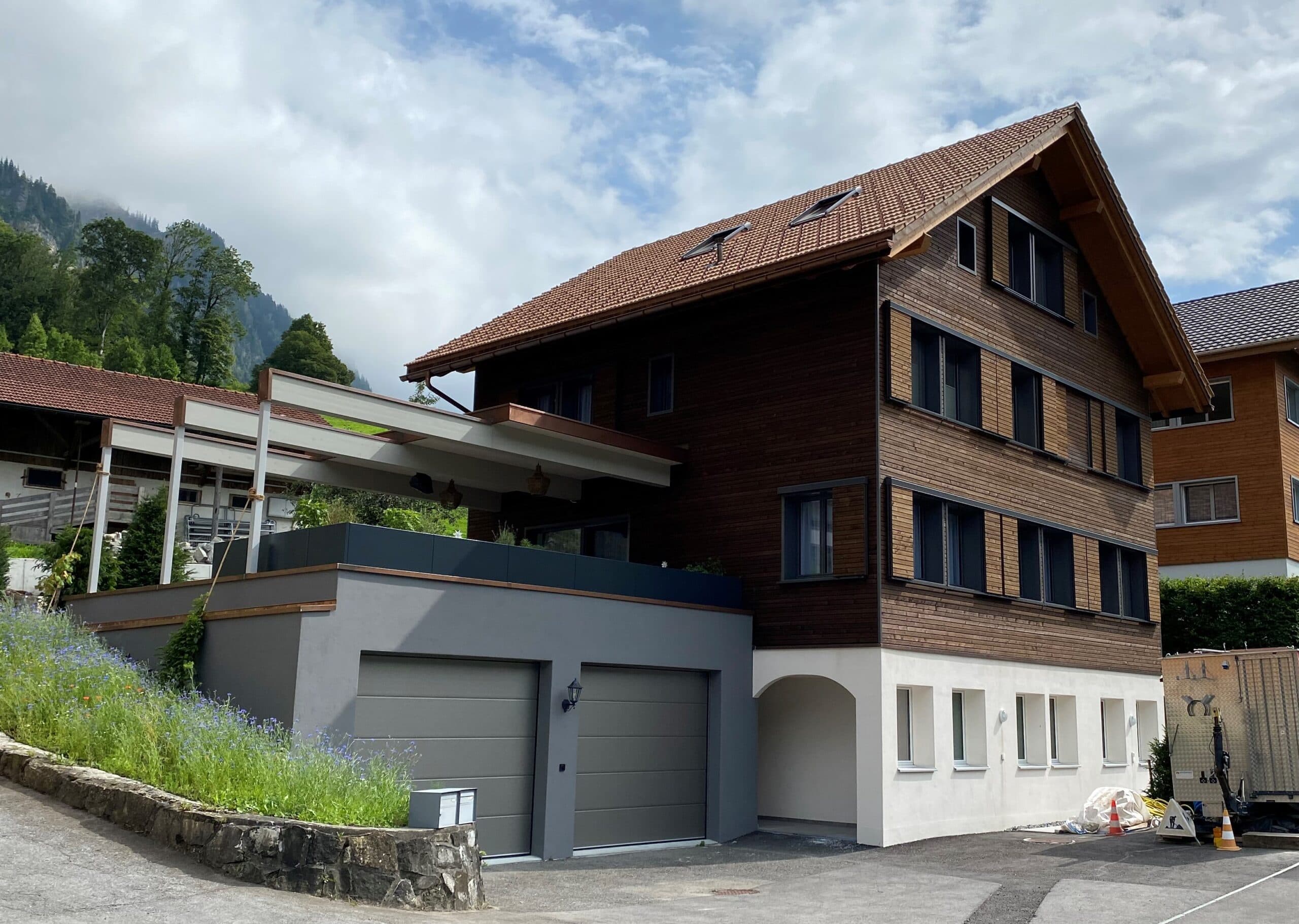 Neubau Wohnhaus, Bruno Betschart, Muotathal