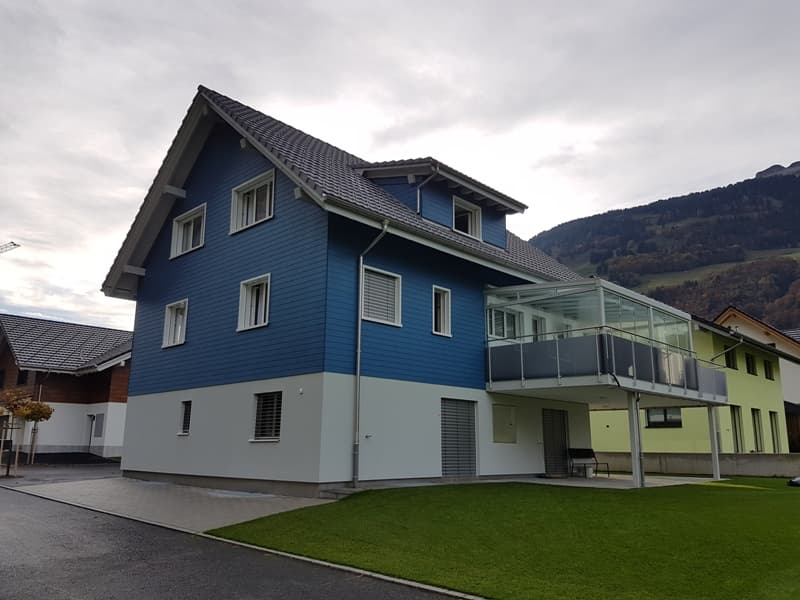 Einfamilienhaus Neubau mit Balkon