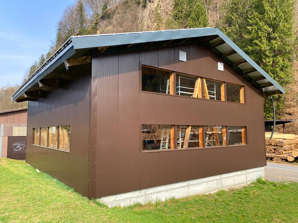 Sanierung Lagerhalle, Muotathal